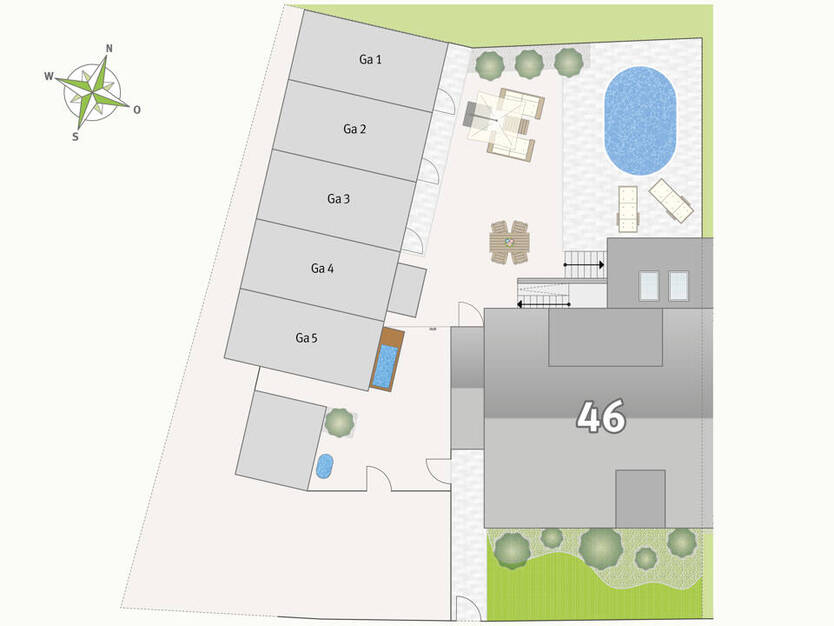 Stilvoll saniertes Familienidyll mit Pool