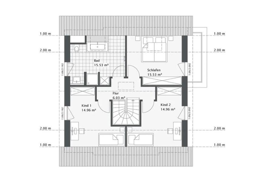 Neubauprojekt mit Charme – Ihr KfW 40 mit QNG Einfamilienhaus zimmer