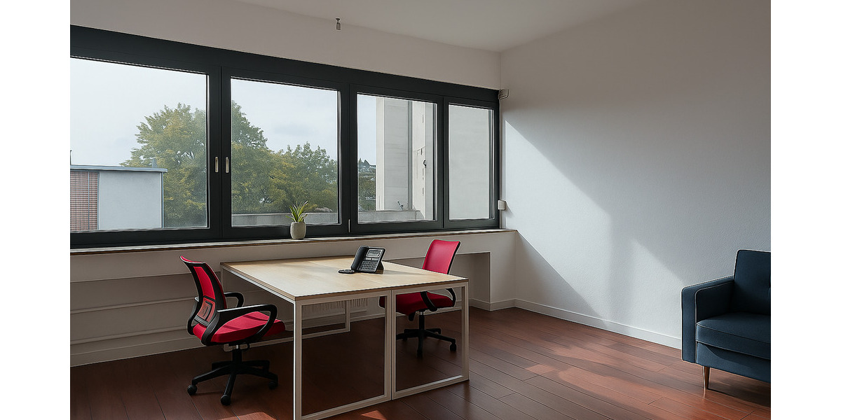 Modernes Büro in Neuss - flexibel, möbliert, Starlink 250 MBits zimmer