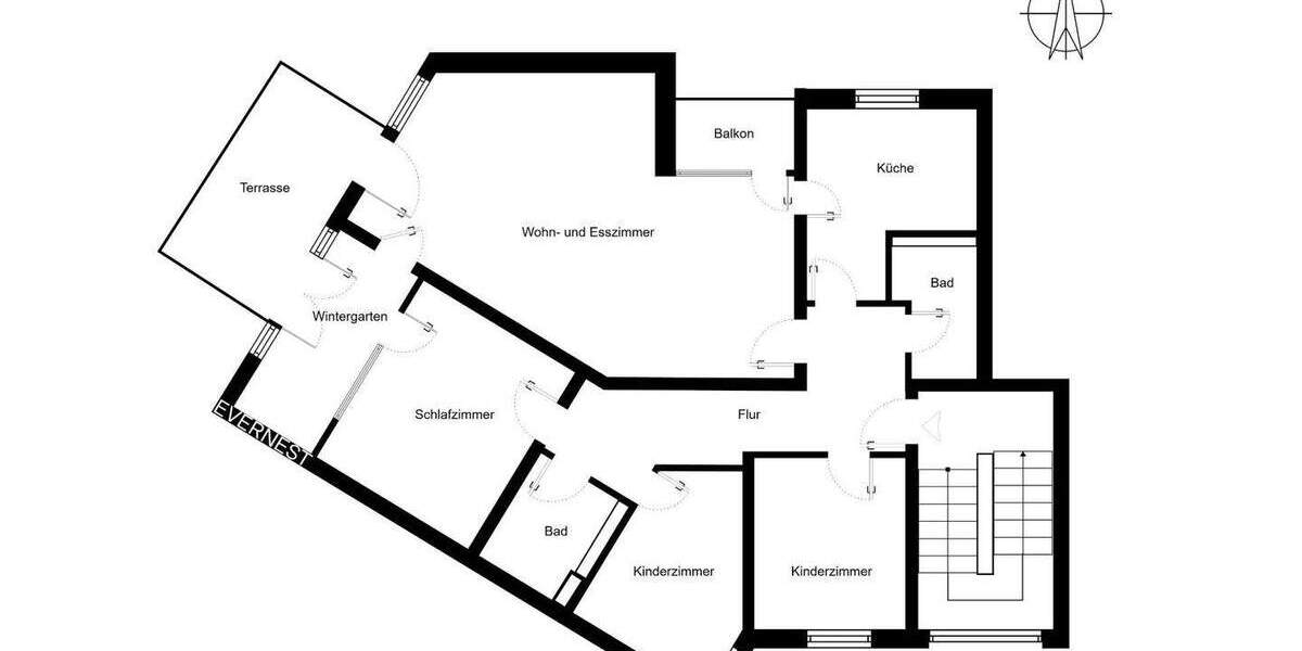 Etagenwohnung Düsseldorf Kaiserswerth - 4 Zimmer, 107 m&sup2;, 625.000&euro; | Angebot:24608381