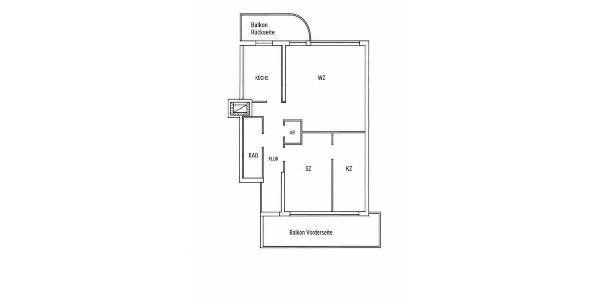 Etagenwohnung Krefeld Dießem - 3 Zimmer, 83 m&sup2;, 200.000&euro; | Angebot:26993466