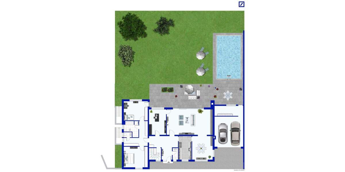 Premium-Grundstück mit Architektenbungalow und unverbaubarem Blick in Meerbusch-Büderich! 5 zimmer