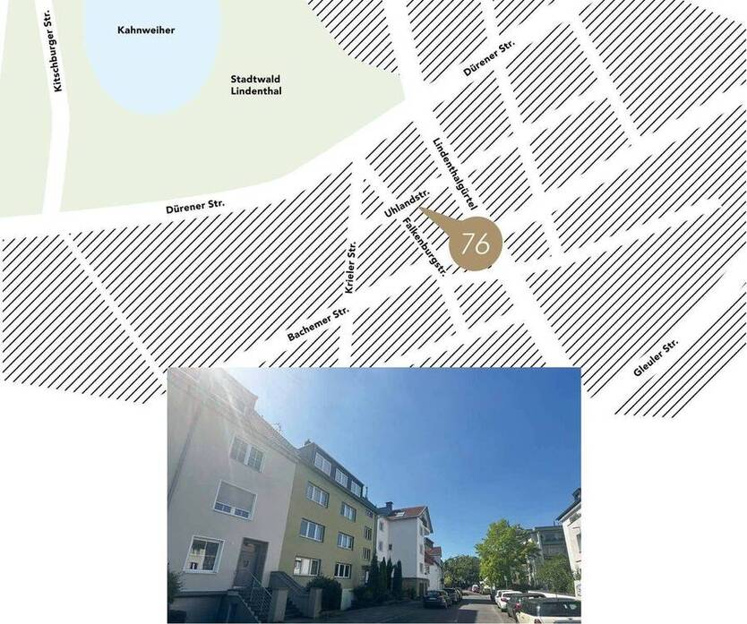 Vermietete WE in Toplage von Lindenthal: Dachgeschoßwohnung inkl. Ausbau-Baugenehmigung