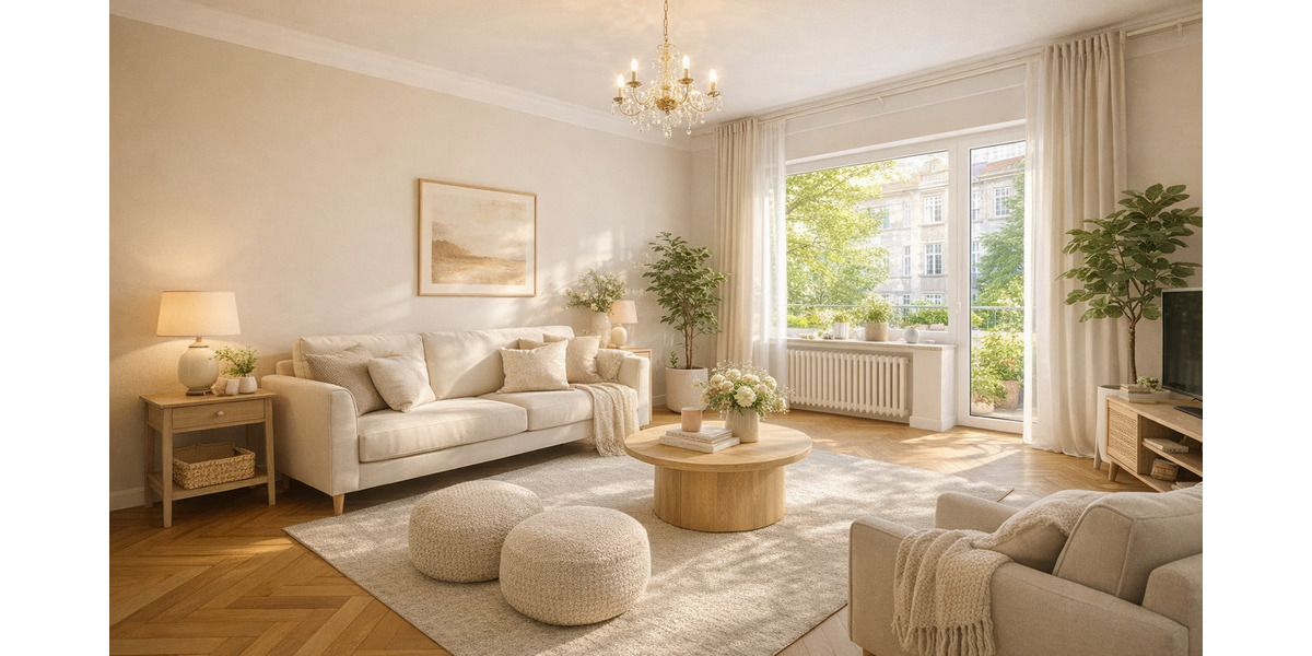 Altbaujuwel mit Stuck & Stil - zeitlose Eleganz in Bestform mit zwei Balkonen und Einbauküche 2 zimmer