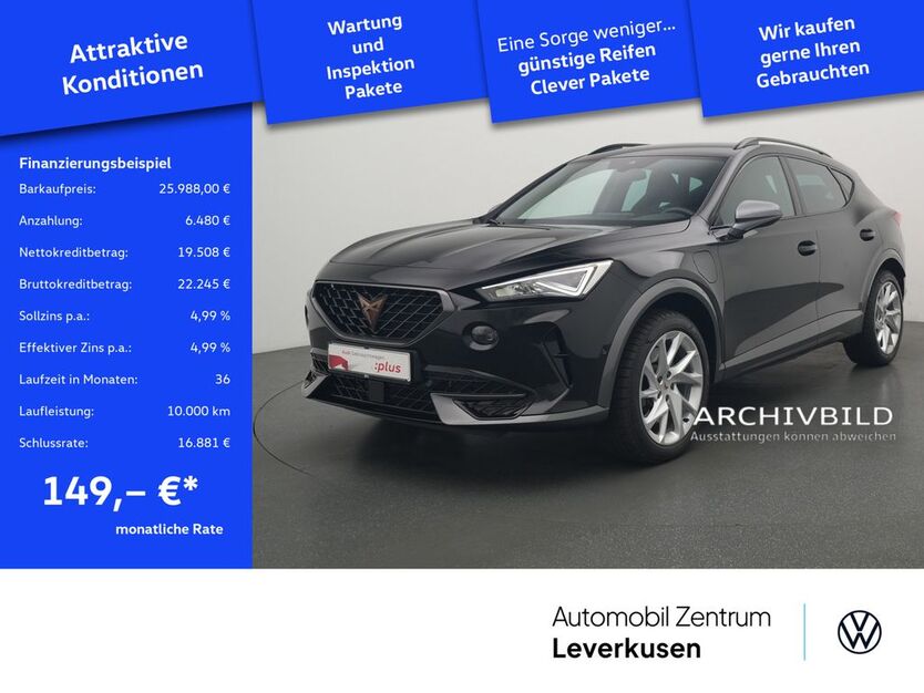 Cupra Formentor 24.149 km 25.988 € Leverkusen 51379