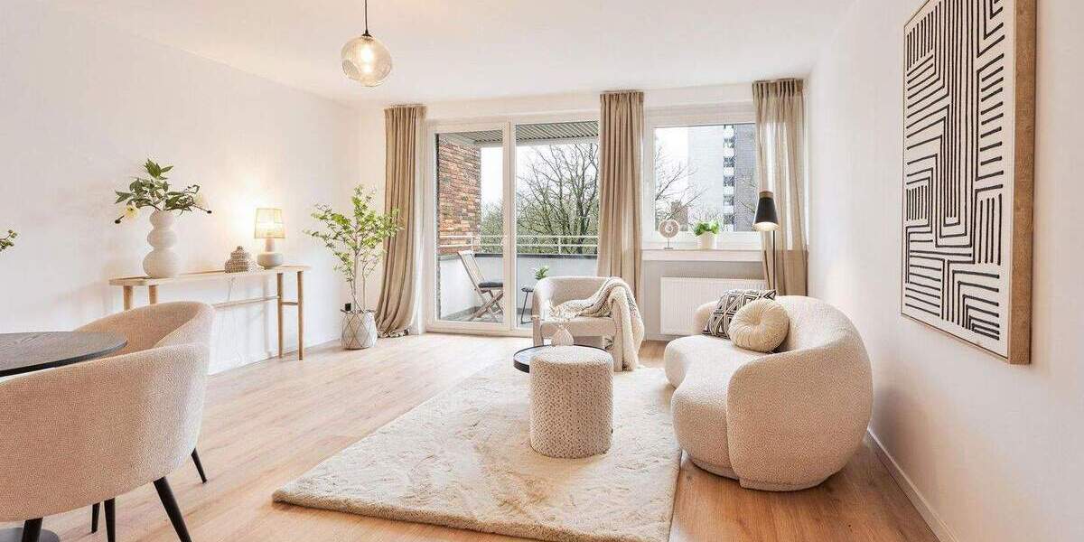 Etagenwohnung Krefeld Bockum - 2 Zimmer, 60 m&sup2;, 199.900&euro; | Angebot:25717521