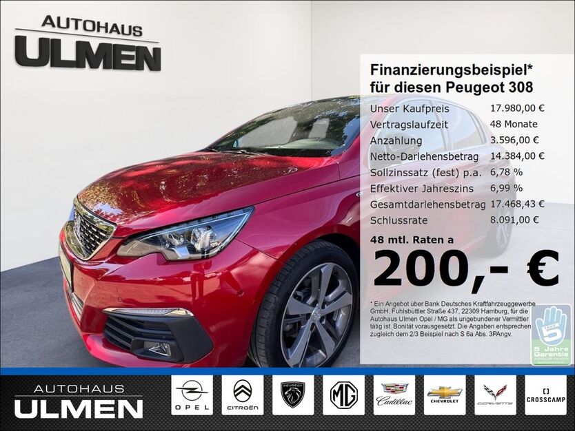 Peugeot 308 55.900 km 17.980 € Düsseldorf 40231