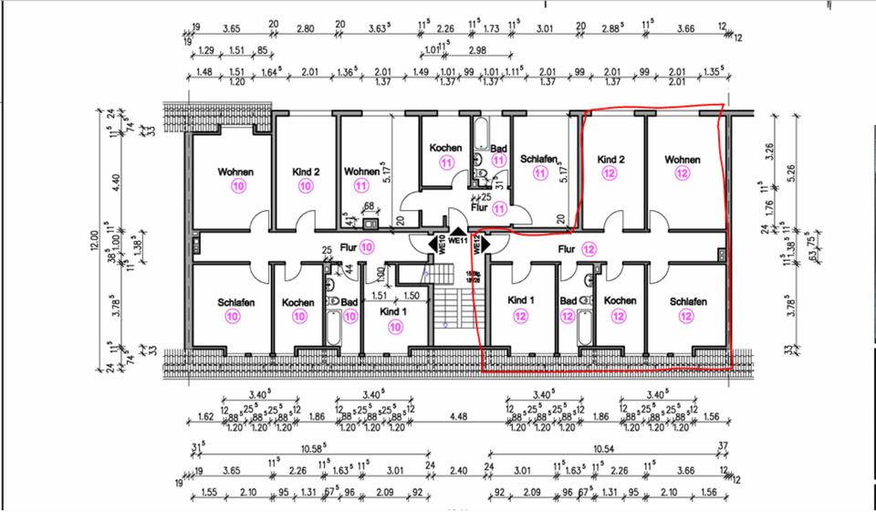Dachgeschoßwohnung Mönchengladbach Süd - 4 Zimmer, 89 m&sup2;, 139.000&euro; | Angebot:25367704