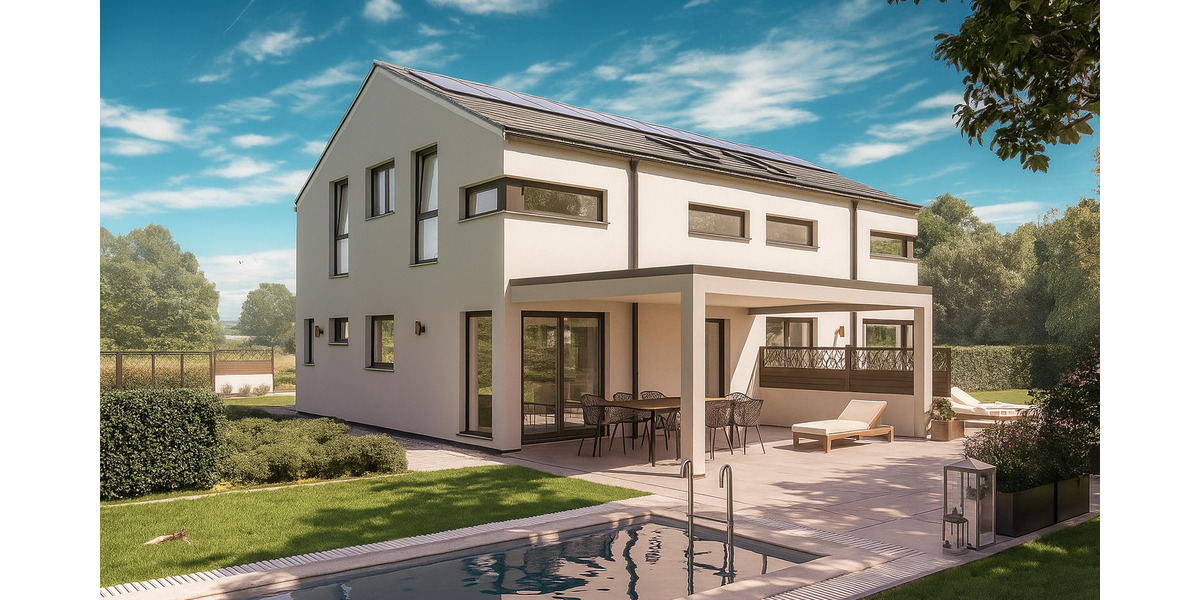 Technikfertig! Viel Geld gespart! Individuelle und moderne Doppelhaushälfte in massiver Bauweise. 8 zimmer