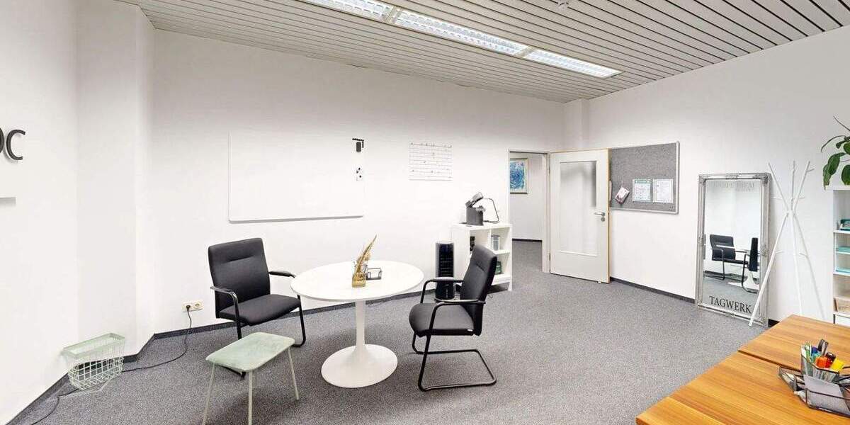 Helles Büro mit eigener Küche - modern, flexibel, zentral in Düsseldorf zimmer