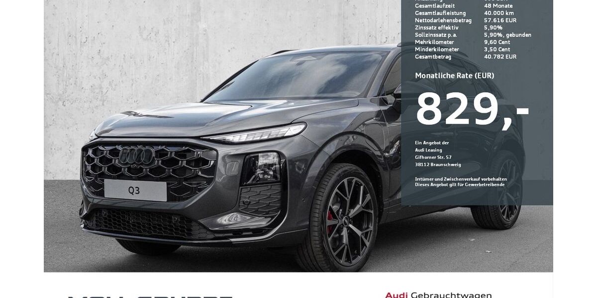 Audi Q3 10.000 km 69.990 &euro; Düsseldorf 40549