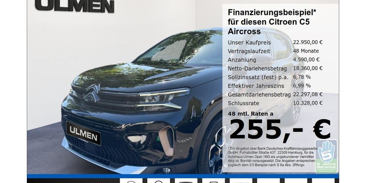 Citroen C5 Aircross 25.435 km 18.850 &euro; Düsseldorf 40231