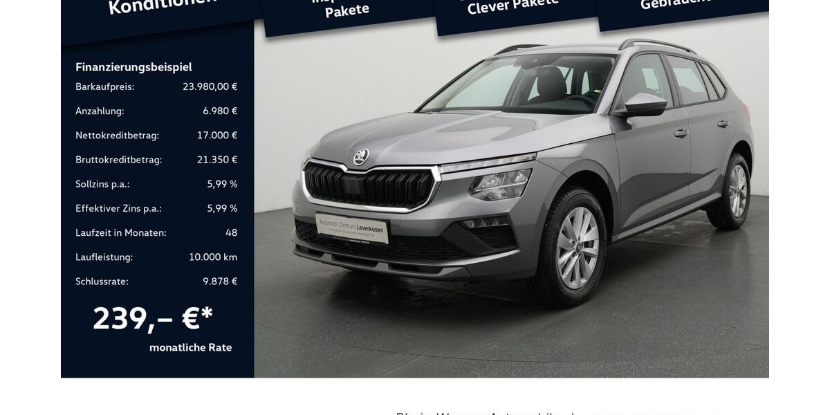 Skoda Kamiq 1.001 km 23.980 &euro; Leverkusen 51379