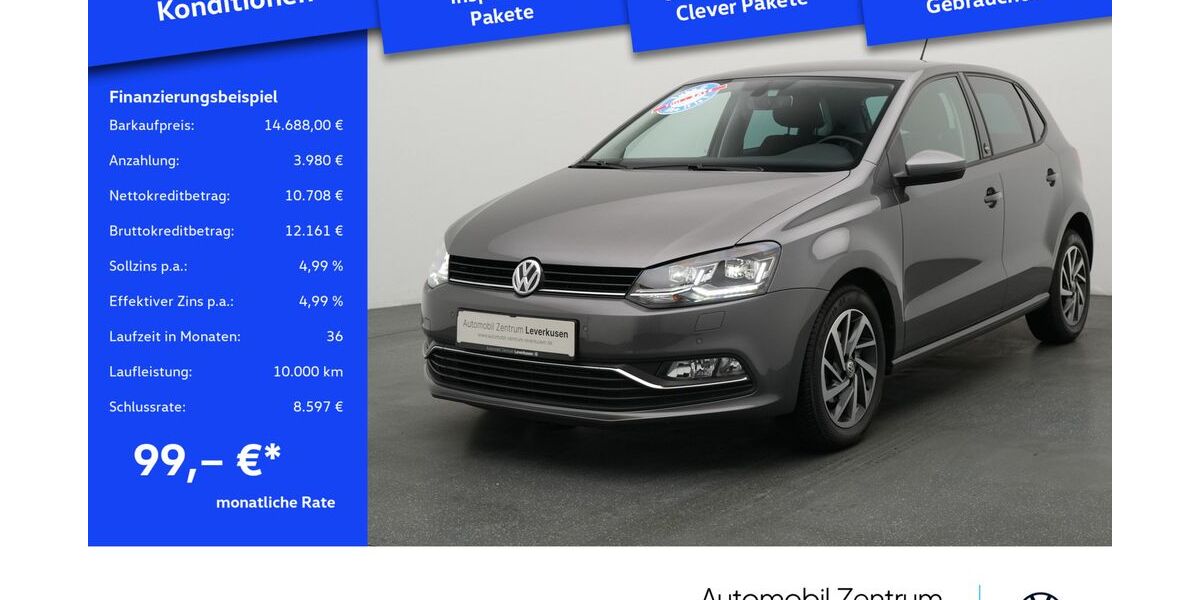 VW Polo 27.418 km 14.680 &euro; Leverkusen 51379