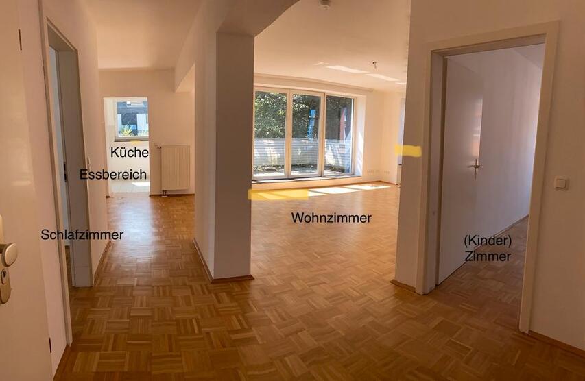 Lichtdurchflutete 3 Zimmer-Wohnung am Rande des schönen Gräfraths zimmer