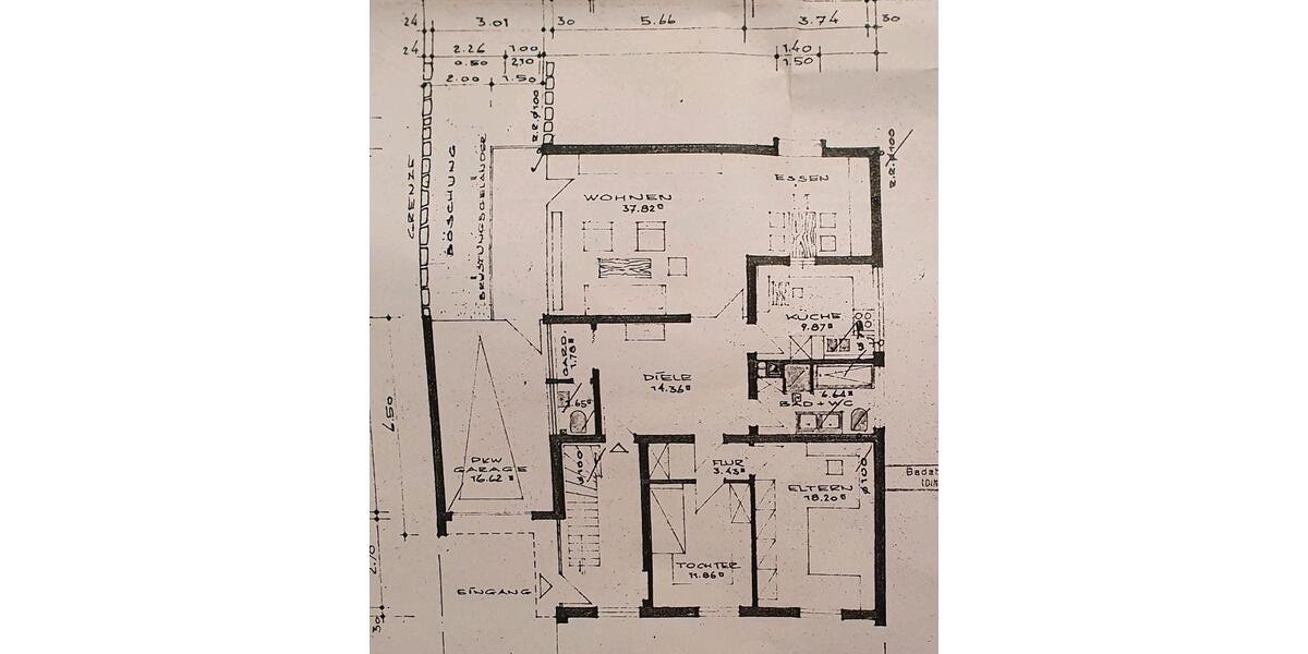 Erdgeschoßwohnung Wuppertal Eckbusch - 3.5 Zimmer, 102 m&sup2;, 1.100&euro; | Angebot:26414749