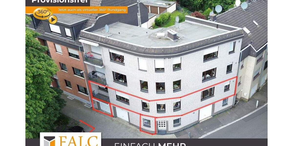 Etagenwohnung Mönchengladbach Rheydt-West - 4 Zimmer, 86 m&sup2;, 202.000&euro; | Angebot:25228325