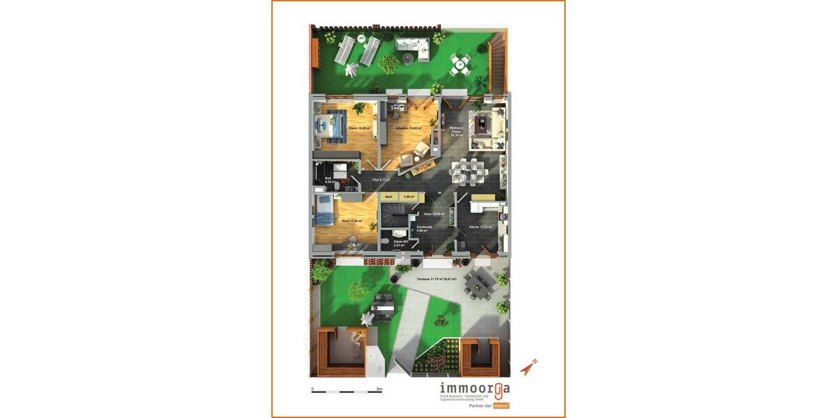 Reihenmittelhaus Neuss Norf - 4 Zimmer, 134 m&sup2;, 688.000&euro; | Angebot:25698663