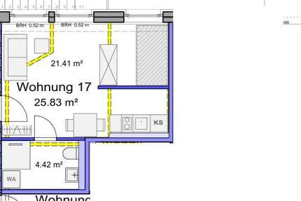 Wohnung zum Mieten in Chemnitz 199 € 25.83 m²