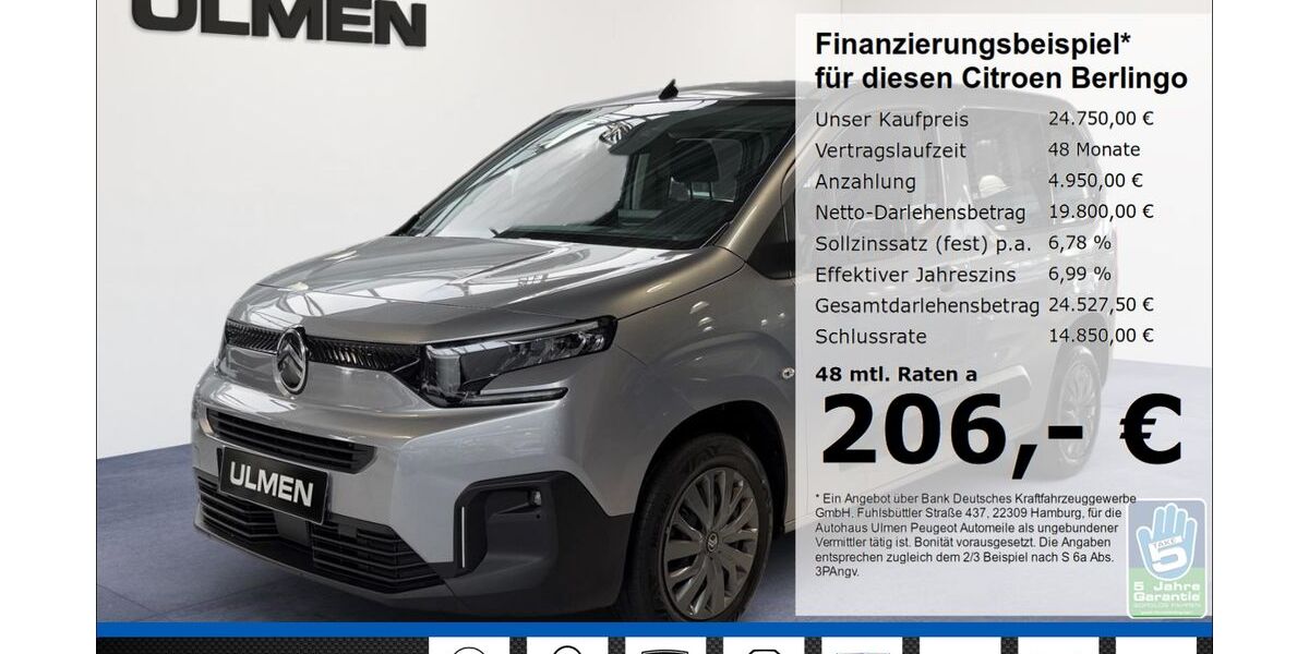Citroen Berlingo 18.954 km 24.750 &euro; Düsseldorf 40233