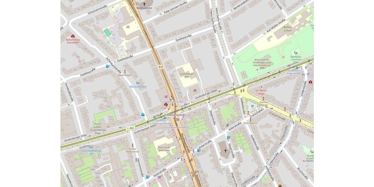 Etagenwohnung Düsseldorf Düsseltal - 2 Zimmer, 59 m&sup2;, 214.800&euro; | Angebot:26289363