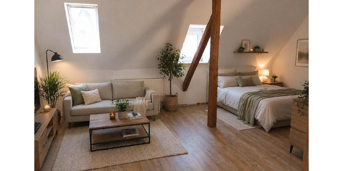 Dachgeschoßwohnung Solingen Wald - 2 Zimmer, 47 m&sup2;, 520&euro; | Angebot:26368670
