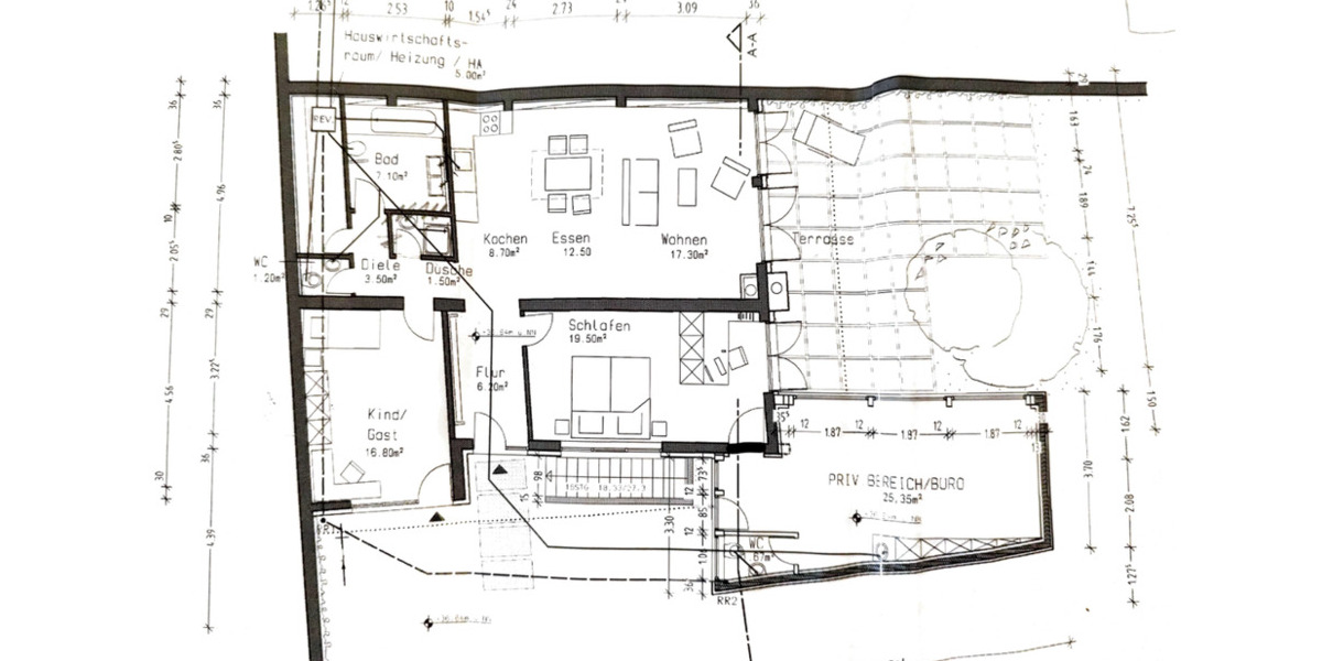 Freistehendes Einfamilienhaus mit Garten in Düsseldorf Heerdt 4 zimmer