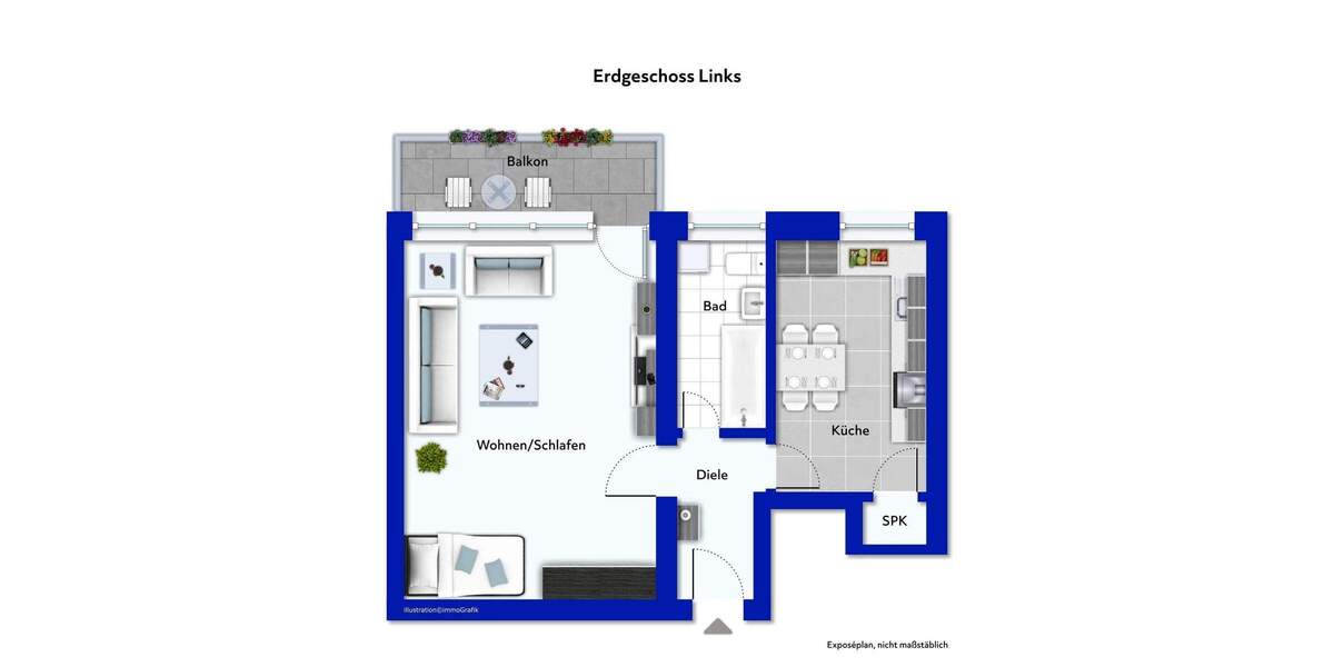 2 Wohnungen zusammegelegt 128 qm+ Balkon+ TG Stellplatz+EG 4 zimmer