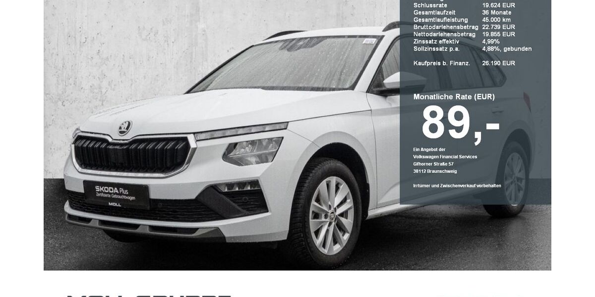 Skoda Kamiq 21.958 km 25.680 &euro; Düsseldorf 40474