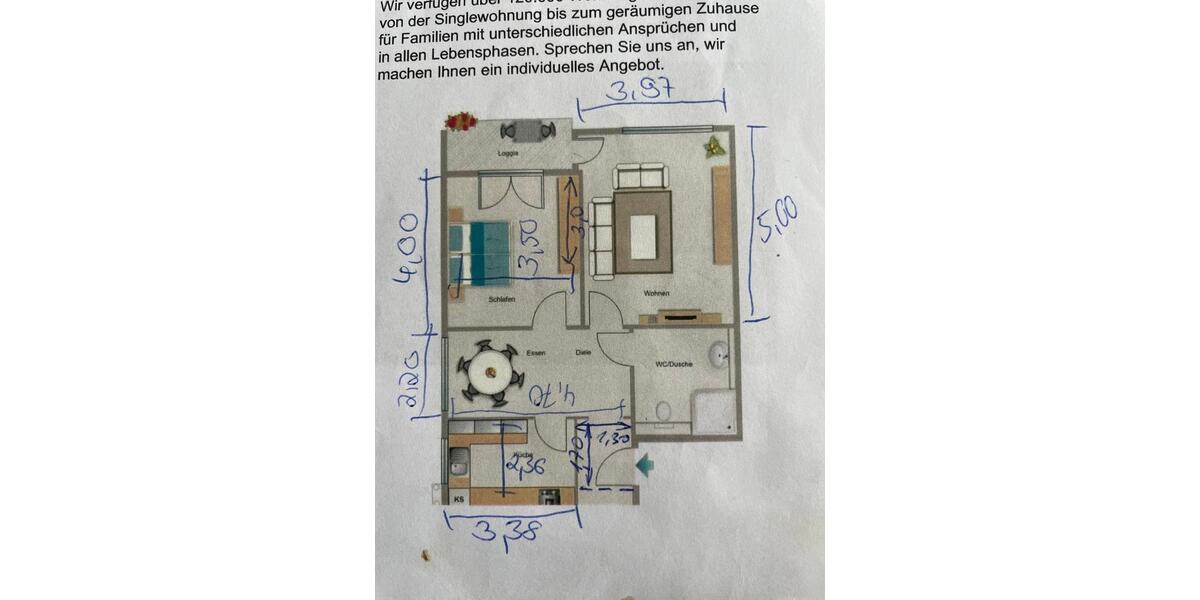 Helle, barrierefreie 2-Zimmer-Wohnung in ruhiger Lage (Düsseldorf 2.5 zimmer