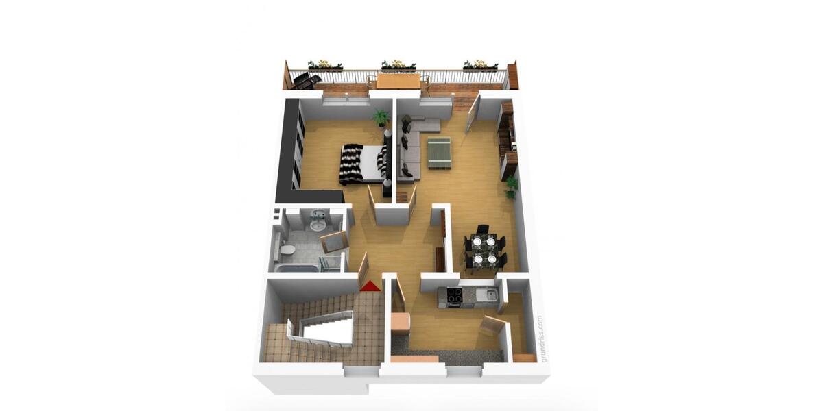 Etagenwohnung Mönchengladbach Süd - 2 Zimmer, 84 m&sup2;, 1.085&euro; | Angebot:25381597