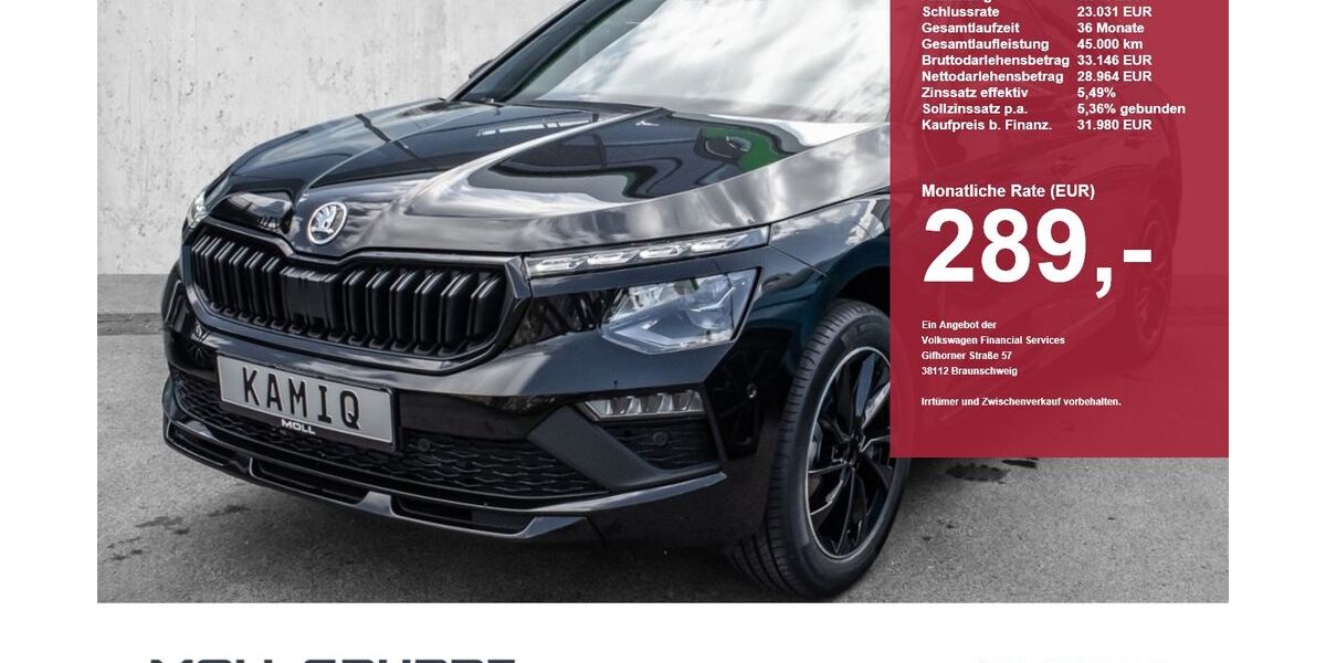 Skoda Kamiq 10.000 km 30.980 &euro; Düsseldorf 40474