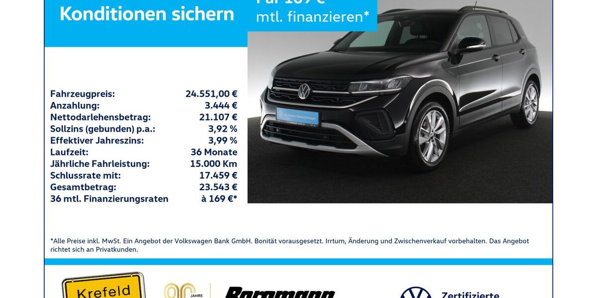 VW T-Cross 23.474 km 24.551 &euro; Krefeld 47803