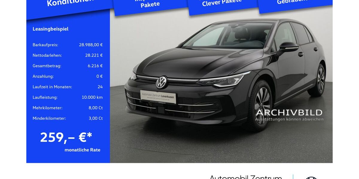 VW Golf 25.347 km 28.988 &euro; Leverkusen 51379