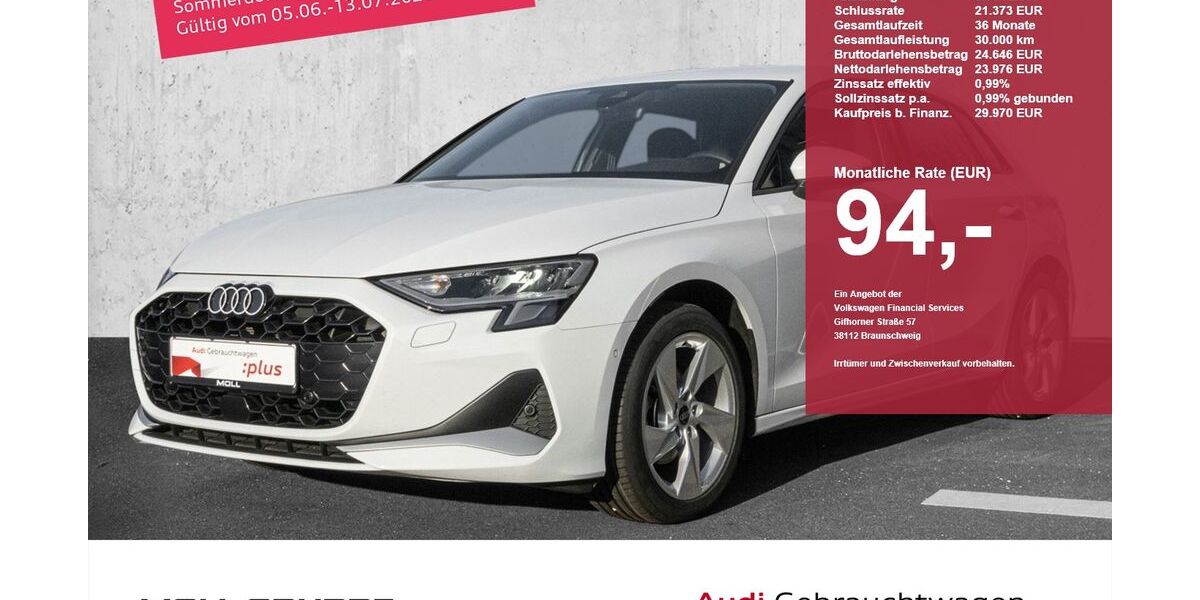Audi A3 25.390 km 29.970 &euro; Düsseldorf 40549
