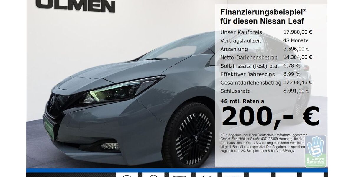 Nissan Leaf 9.050 km 17.980 &euro; Düsseldorf 40231