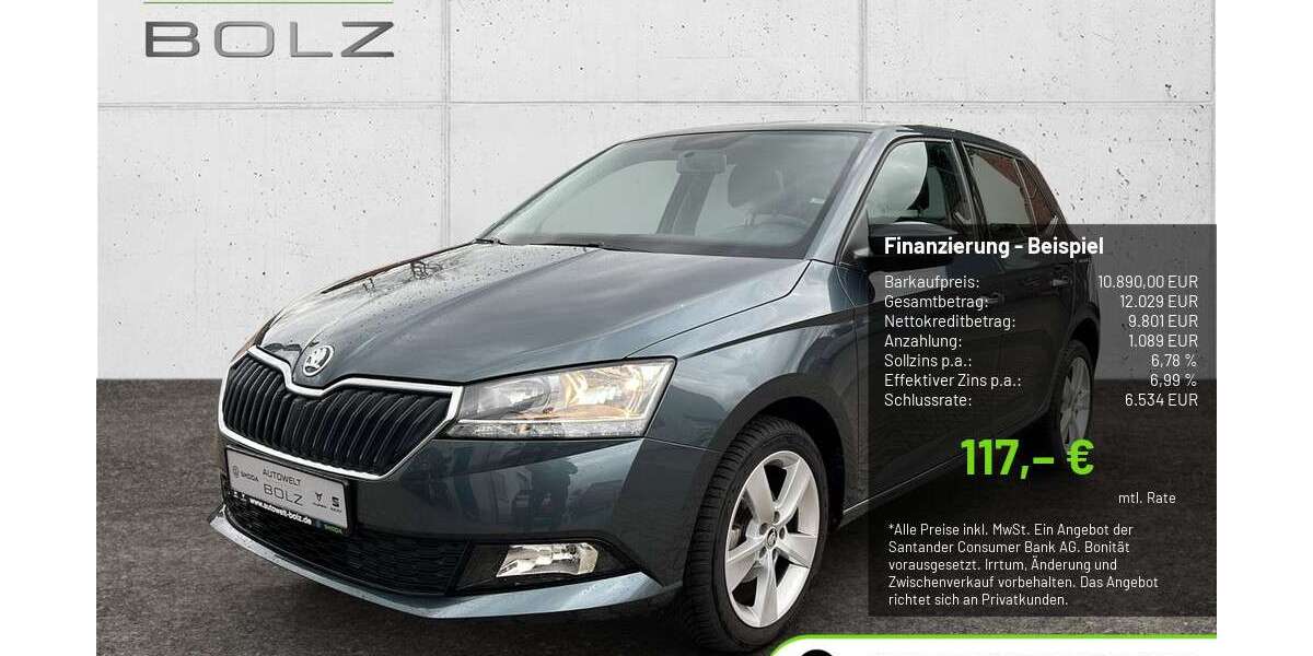 Skoda Fabia 21.425 km 10.890 &euro; Pulheim 50259