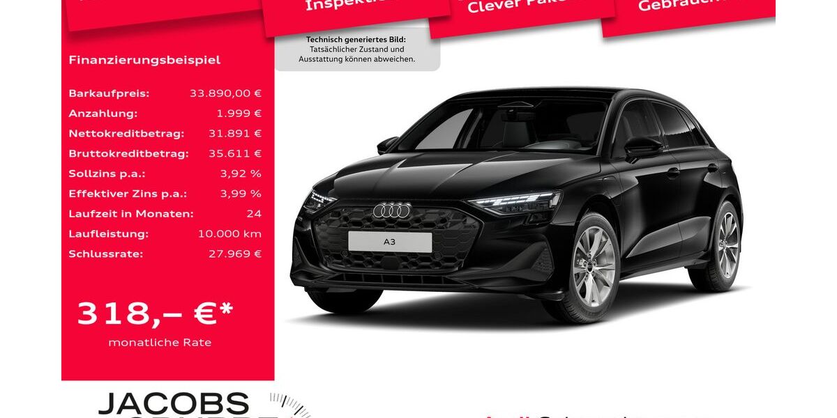 Audi A3 7.330 km 33.270 &euro; Mönchengladbach 41066