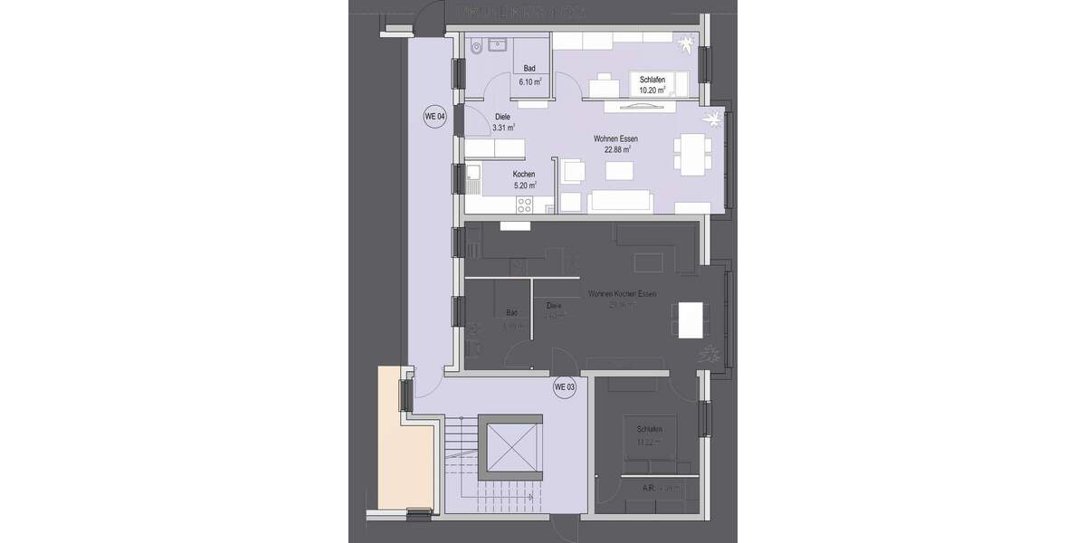 Energieeffiziente 2 Zimmer Neubauwohnung in Krefeld-Stadtmitte 2 zimmer