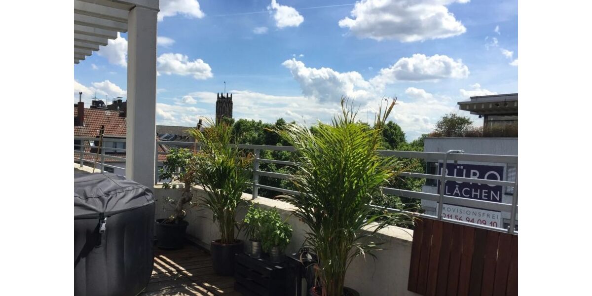 Düsseldorf Derendorf - Moderne 2 Zimmer Whng mit sehr großer Dachterasse und Balkon 2 zimmer