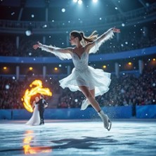 Eis & Aura Show - Gerresheimer Winterzauber in Düsseldorf