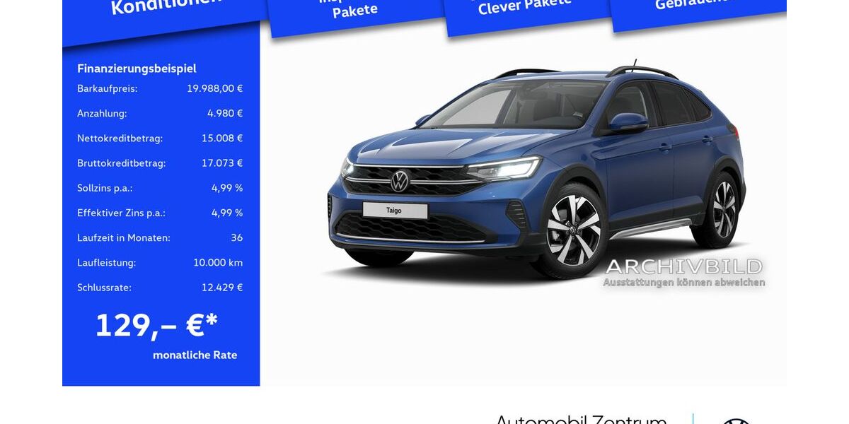 VW Taigo 13.950 km 19.988 &euro; Leverkusen 51379