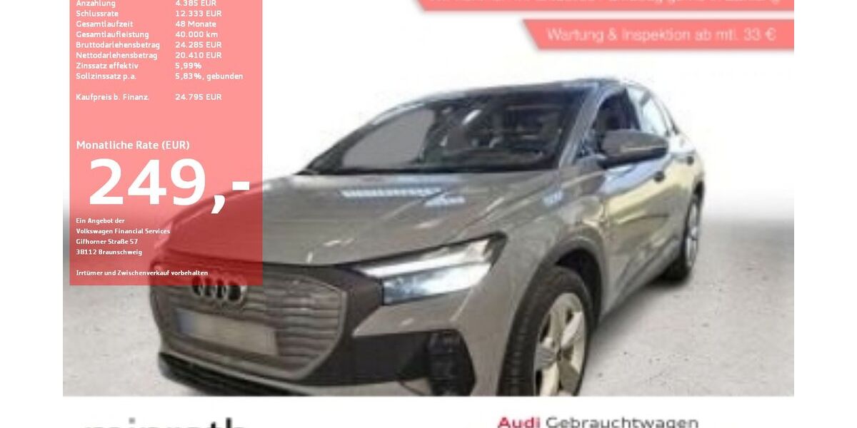 Audi Q4 e-tron 41.638 km 23.795 &euro; Moers-Hülsdonk 47441
