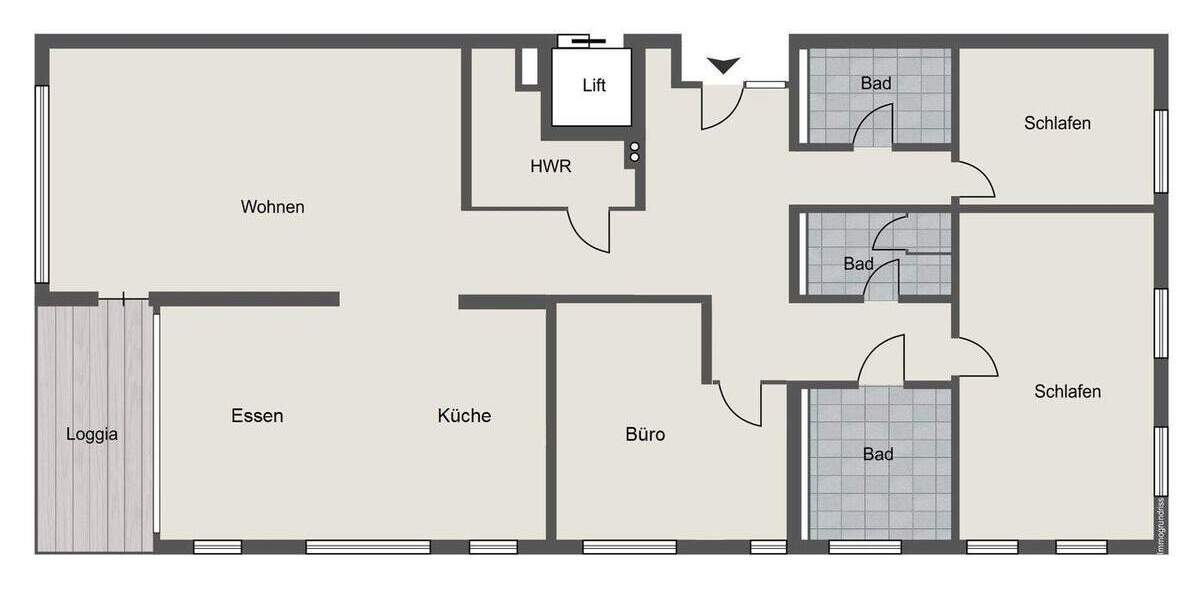 Etagenwohnung Krefeld / Bockum Bockum - 5 Zimmer, 229 m&sup2;, 2.950&euro; | Angebot:25246774