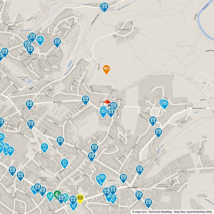 Baugrundstück in Solingen Meigen, ideal für eine Doppelhaushälfte.