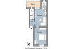 Etagenwohnung Düsseldorf Derendorf - 2 Zimmer, 45 m&sup2;, 690&euro; | Angebot:26450984