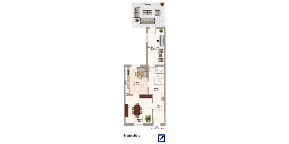 Reihenmittelhaus Mönchengladbach Geneicken - 6 Zimmer, 132 m&sup2;, 259.000&euro; | Angebot:25743726