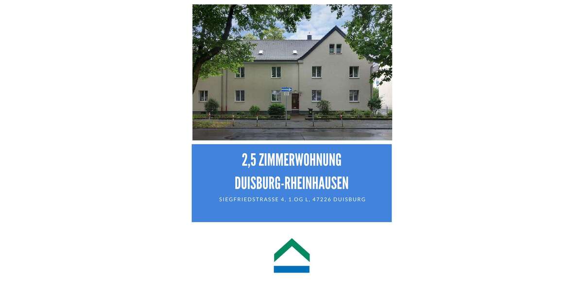 Etagenwohnung Duisburg Rheinhausen - 2.5 Zimmer, 59 m&sup2;, 434&euro; | Angebot:25793143