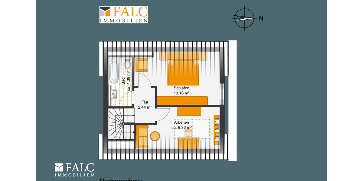 Möblierte Maisonette-Wohnung mit Balkon & TG in Düsseldorf-Unterrath 3 zimmer