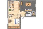 Etagenwohnung Duisburg Duisburg-Mitte - 2 Zimmer, 61 m&sup2;, 499&euro; | Angebot:26125162